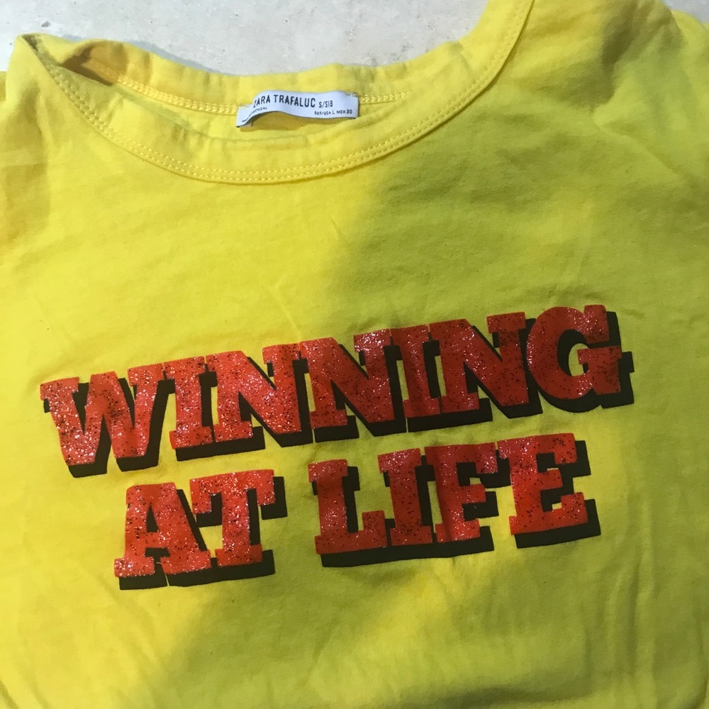 Zara monogram t shirt